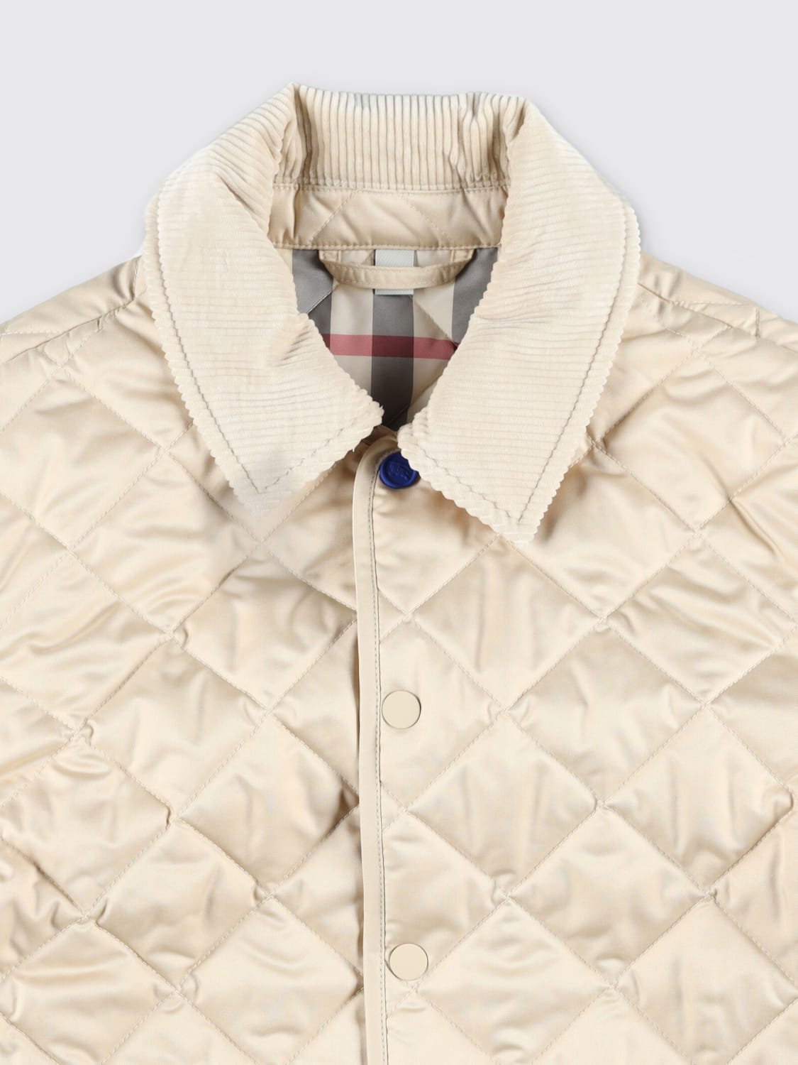 BURBERRY JACKET: Jacket kids Burberry, Beige - Img 3