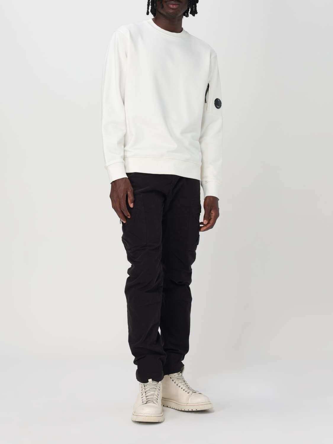 C.P. COMPANY SWEATSHIRT: Sweatshirt men C.P. Company, White - Img 2