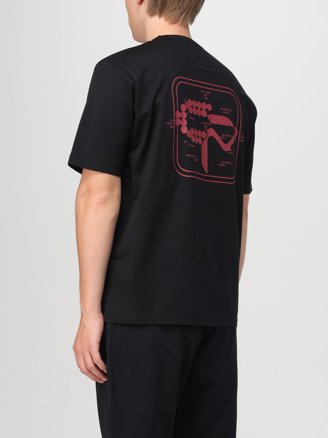 C.P. COMPANY T-SHIRT: T-shirt men C.P. Company, Black - Img 2