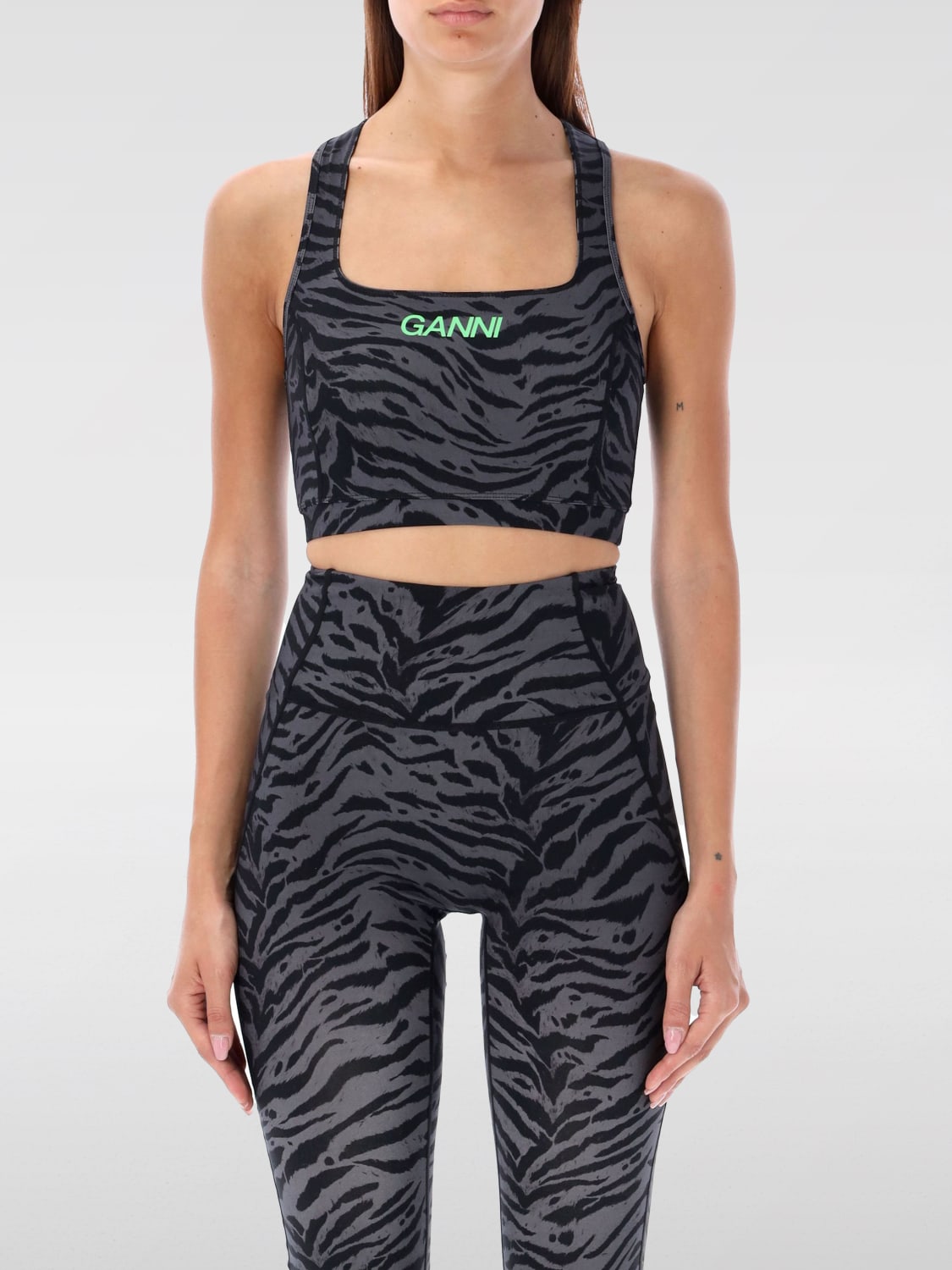 Giglio Top ACTIVE Ganni animalier