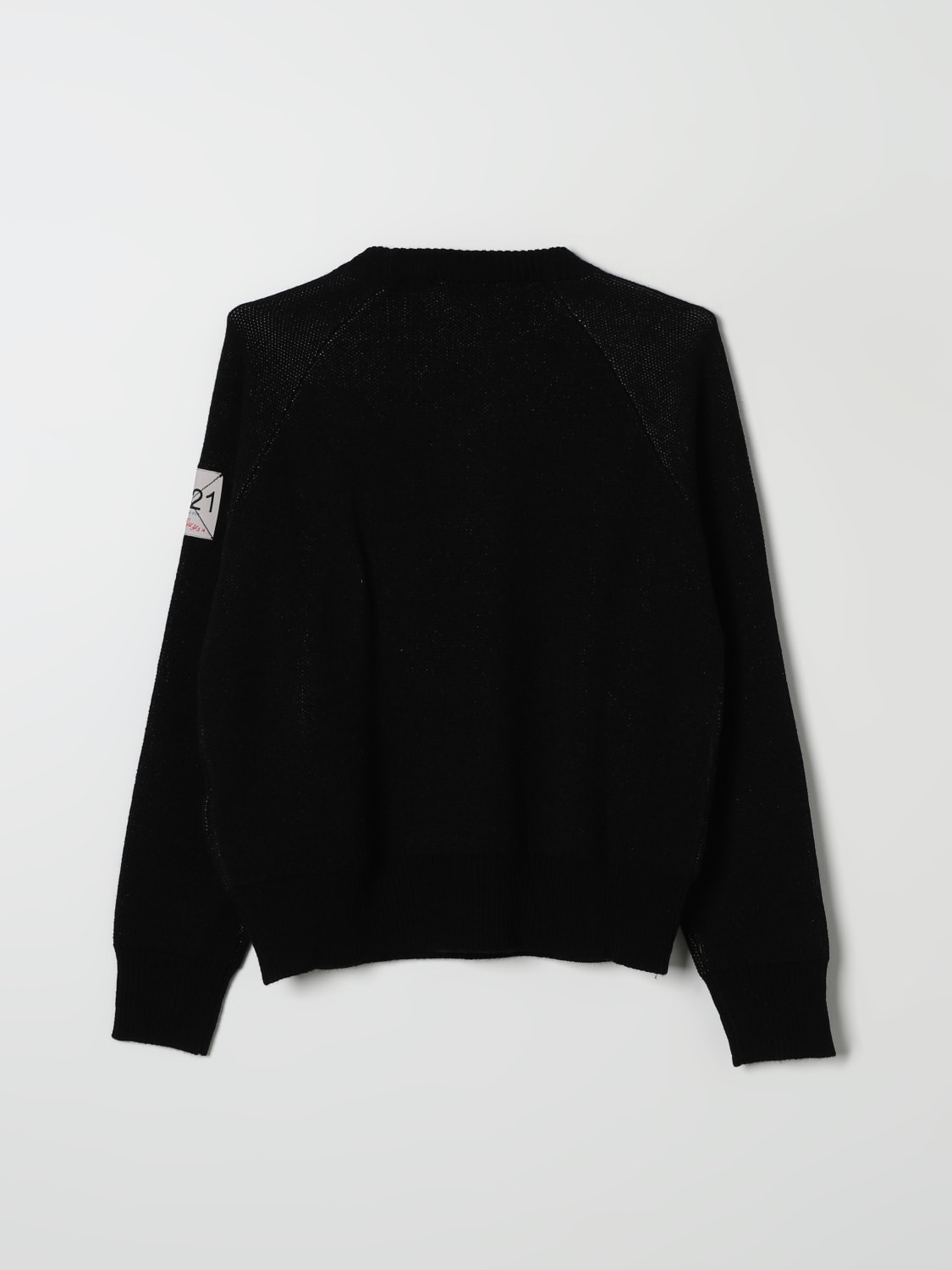 N° 21 SWEATER: Sweater kids N° 21, Black - Img 2