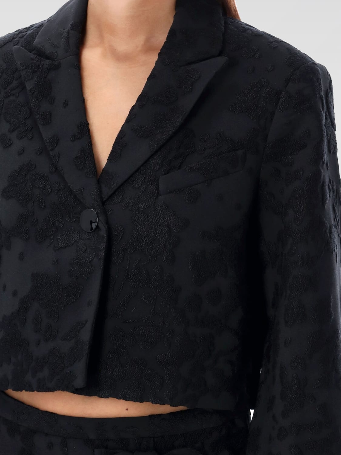 GANNI BLAZER: Jacket woman Ganni, Black - Img 3