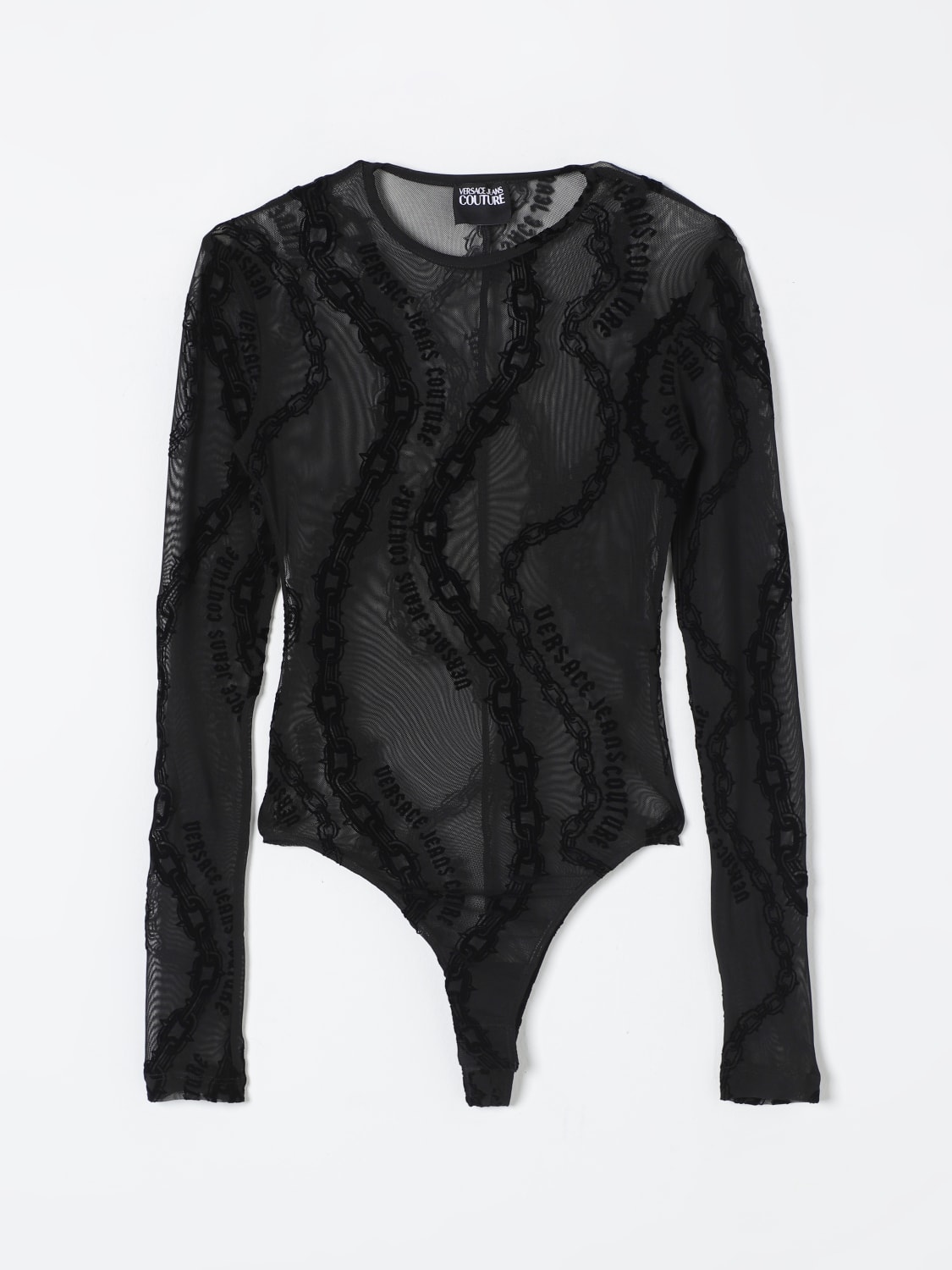 VERSACE JEANS COUTURE BODY: Versace Jeans Couture women's bodysuit, Black - Img 2