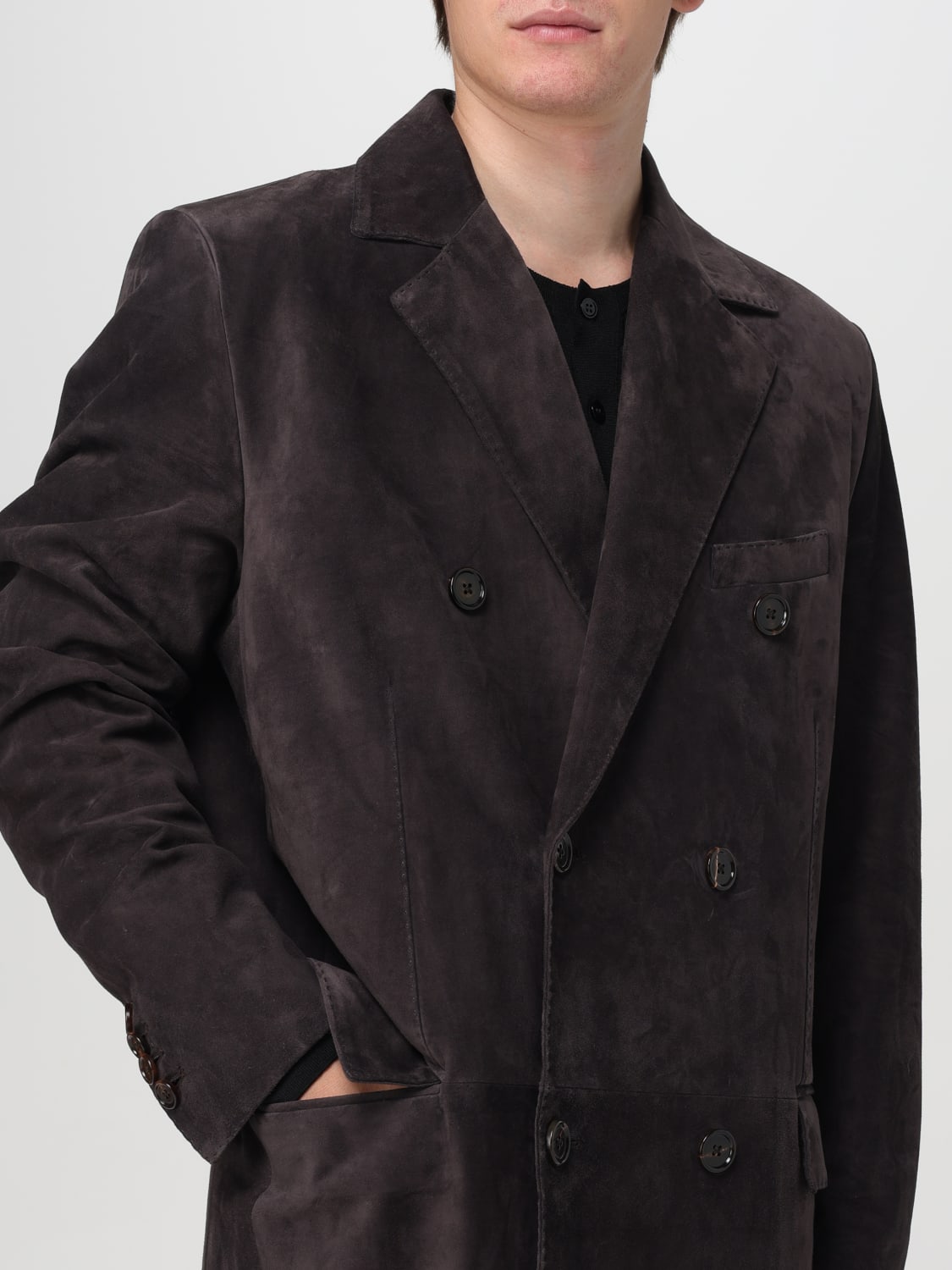 DOLCE & GABBANA COAT: Jacket men Dolce & Gabbana, Brown - Img 5