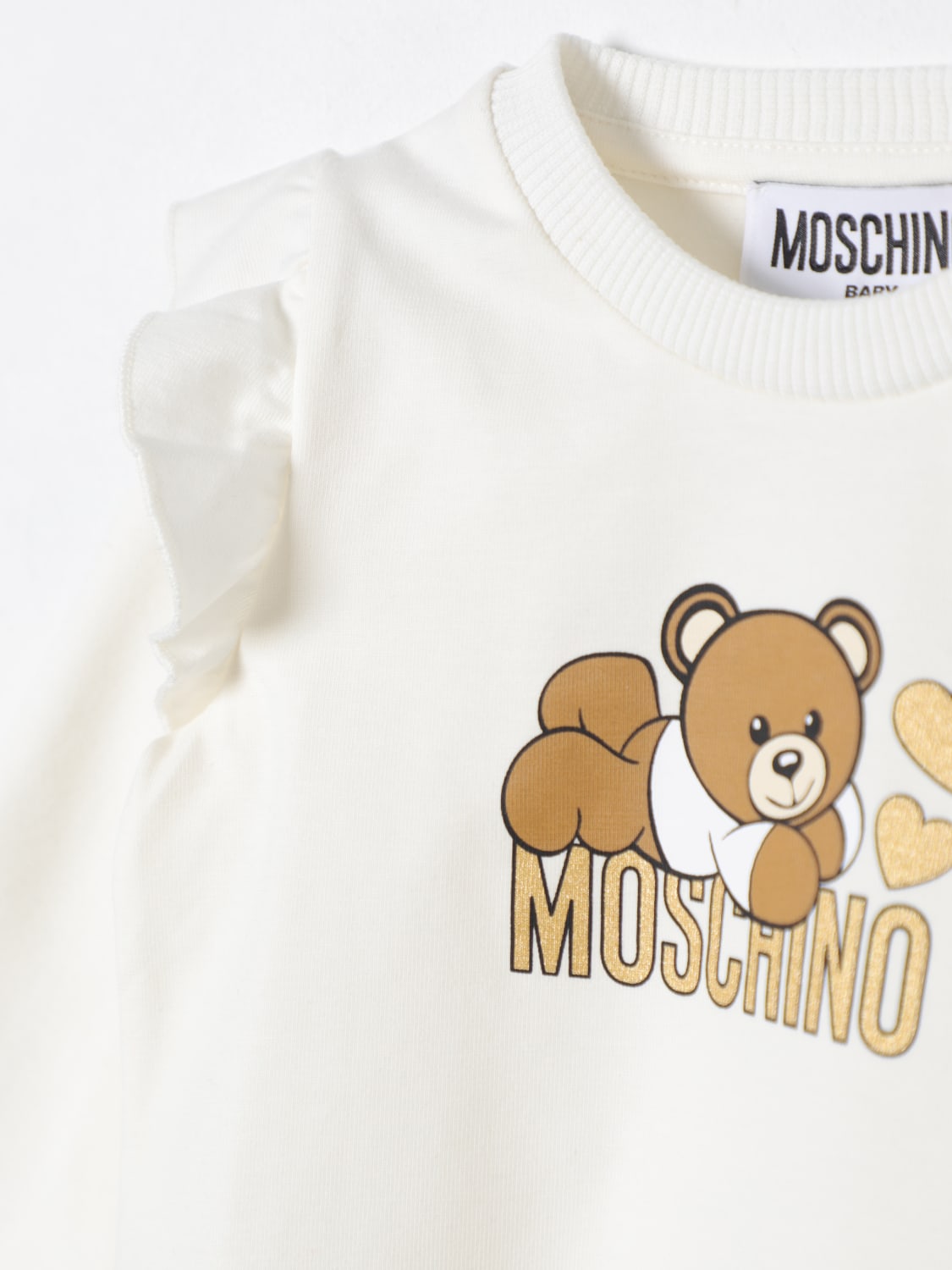 MOSCHINO 婴儿上衣: 婴儿上衣 儿童 Moschino, 白色 - Img 3