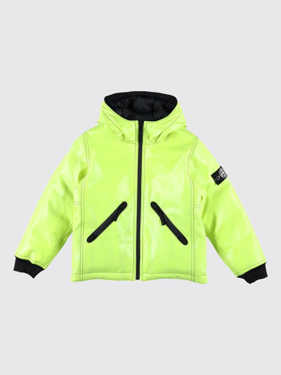 Boys stone island jacket clearance
