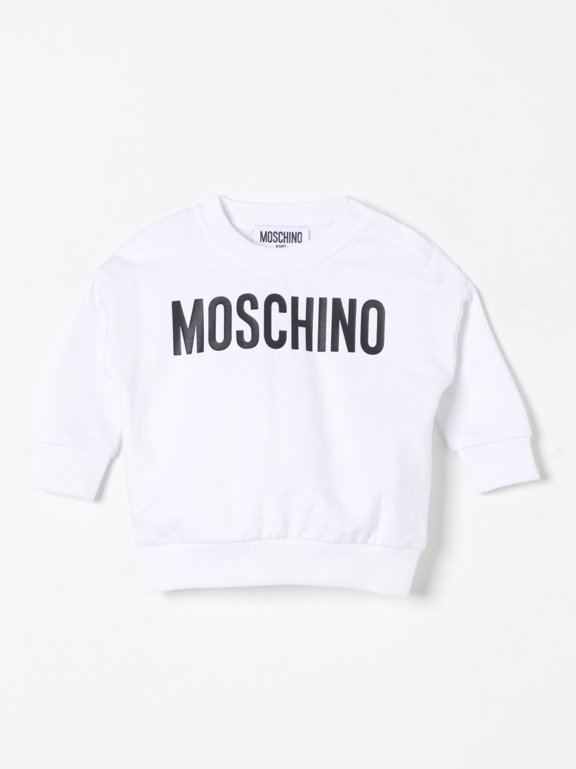 MOSCHINO PULL: Pull enfant Moschino, Blanc - Img 1