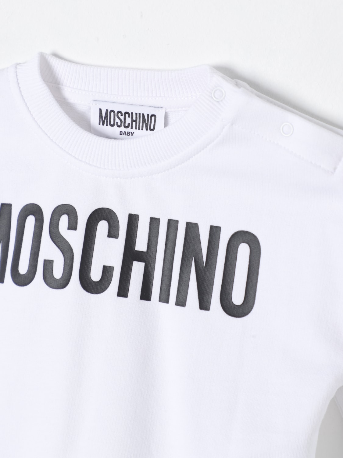 MOSCHINO PULL: Pull enfant Moschino, Blanc - Img 3