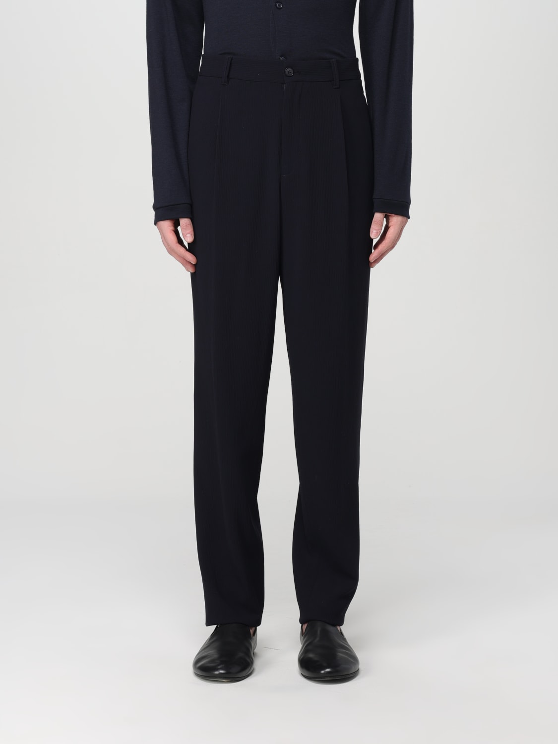 Giglio Pantalone Giorgio Armani in lana vergine