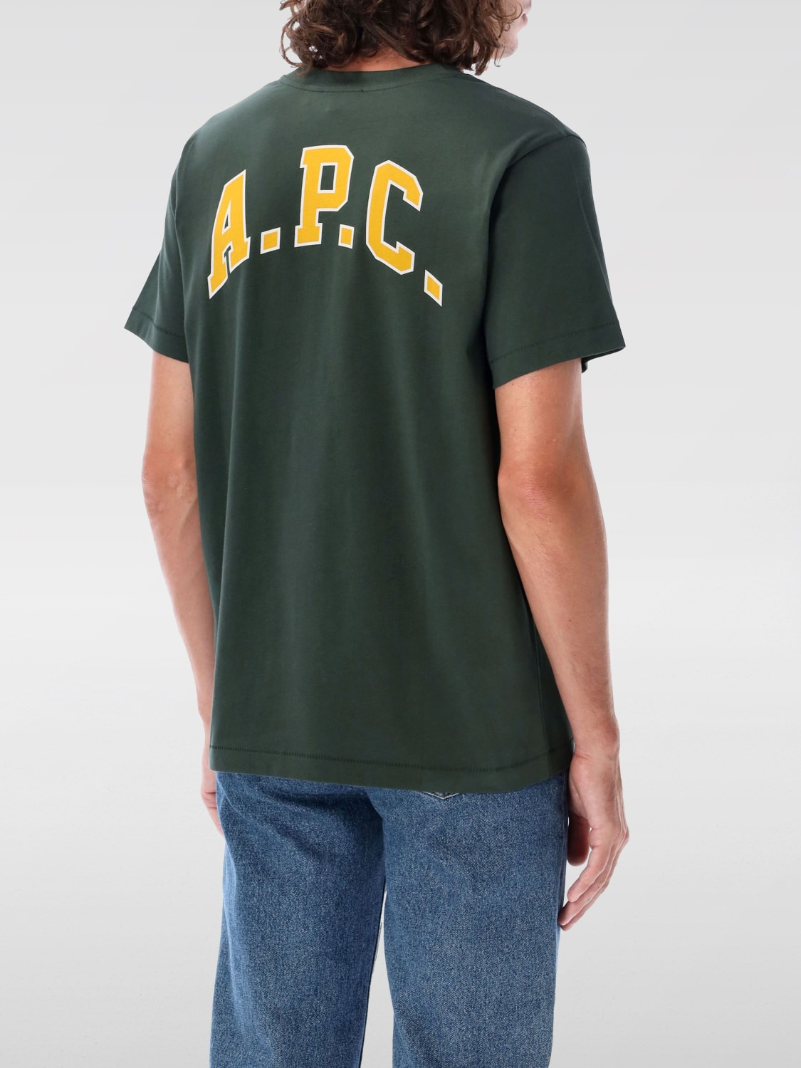 A.P.C. T-SHIRT: T-shirt men A.P.C., Kaki - Img 2