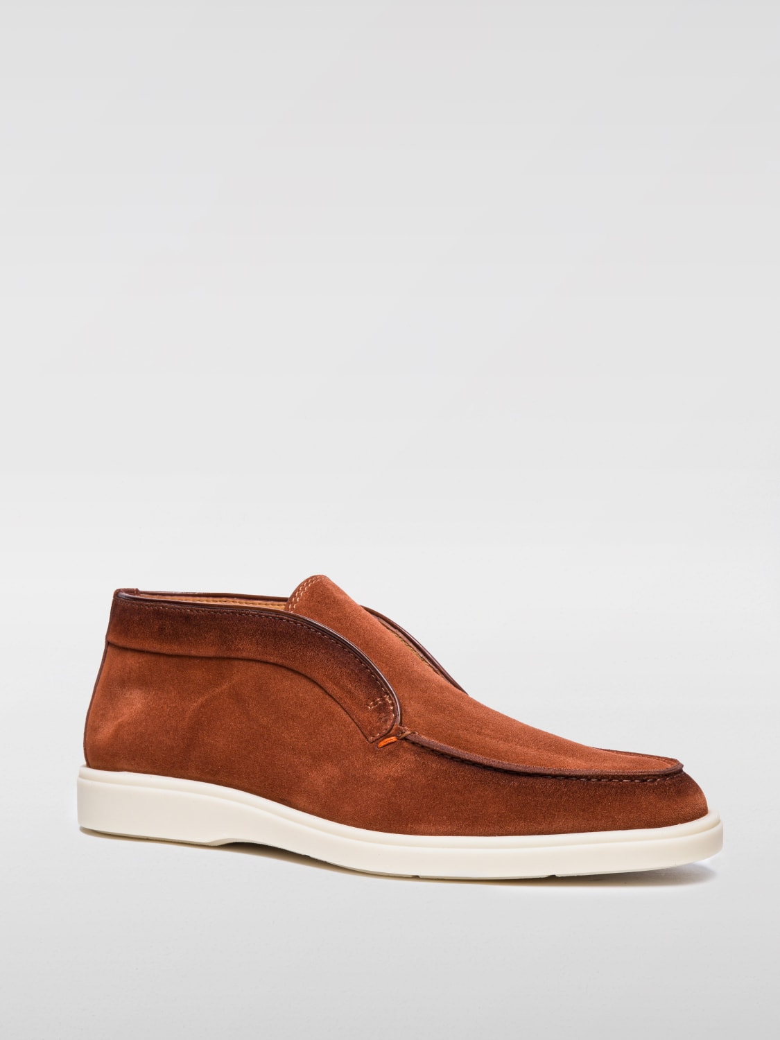 SANTONI CHUKKA BOOTS: Loafers men Santoni, Brown - Img 2