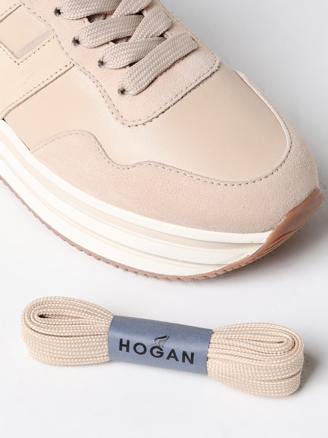 HOGAN SNEAKERS: Sneakers woman Hogan, Beige - Img 4