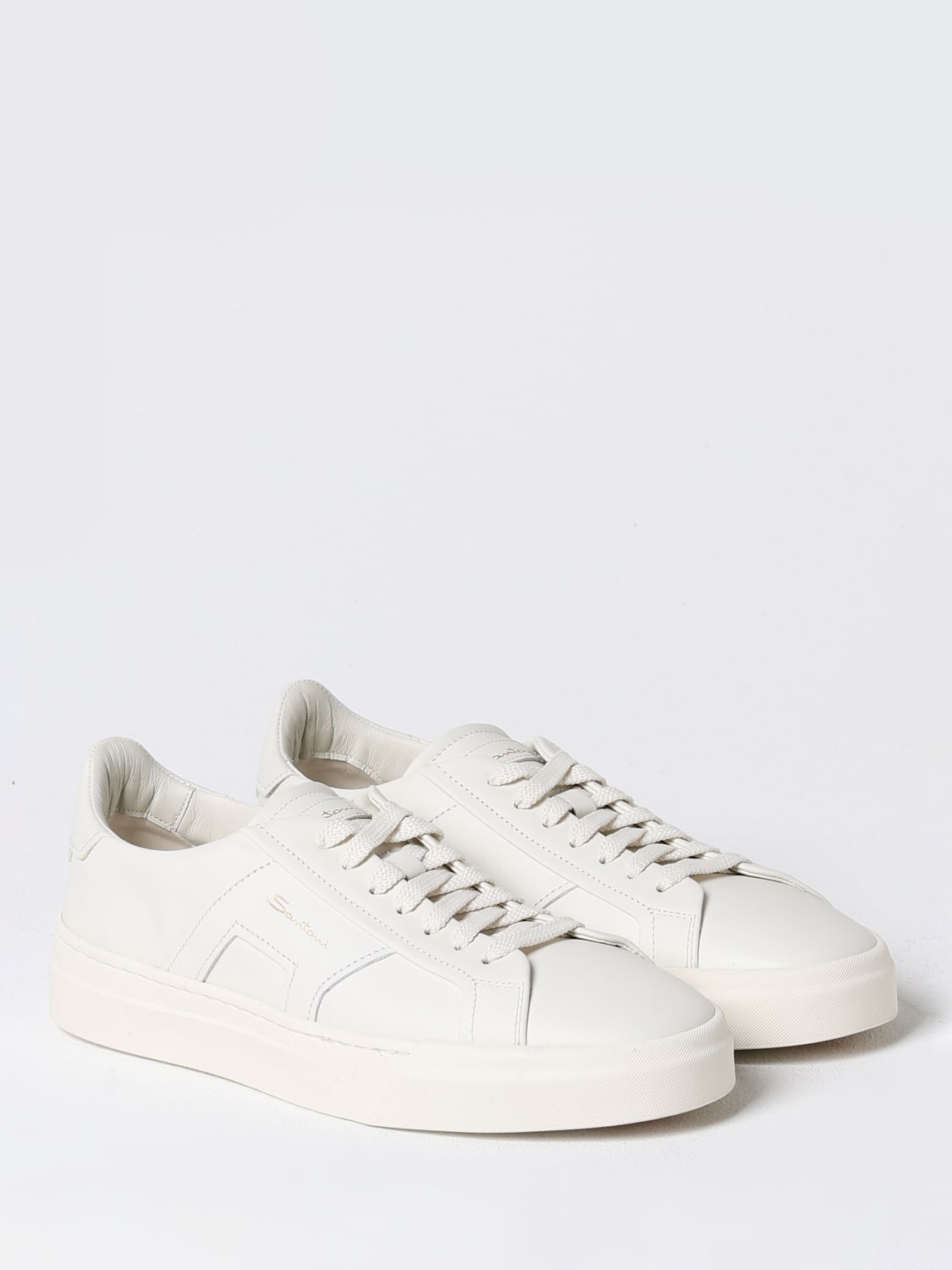 SANTONI SNEAKERS: Sneakers men Santoni, White - Img 2