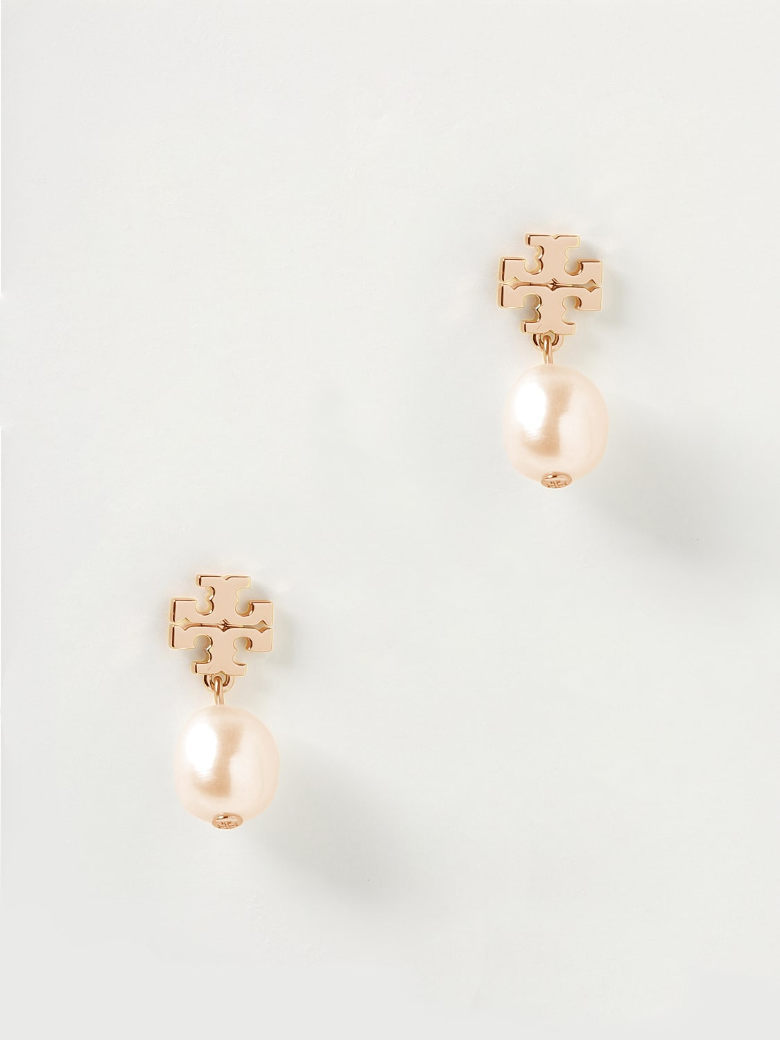 Giglio Orecchini Kira Tory Burch Monogram con perle