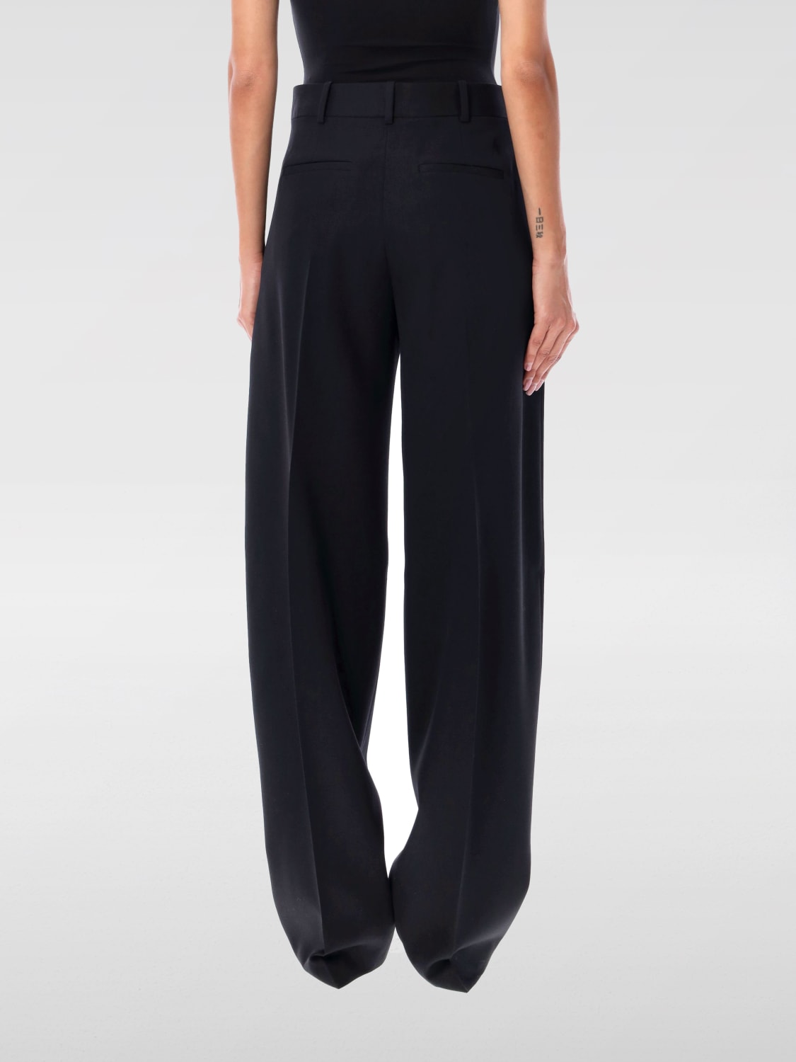 THE ATTICO PANTALON: Pantalon femme The Attico, Noir - Img 2