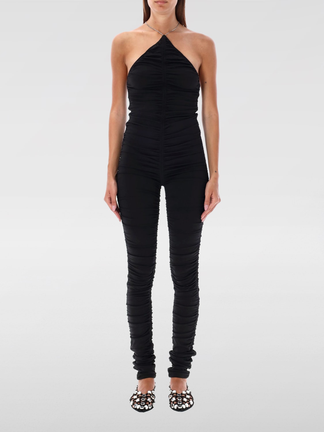 THE ATTICO JUMPSUIT: Jumpsuit damen The Attico, Schwarz - Img 1