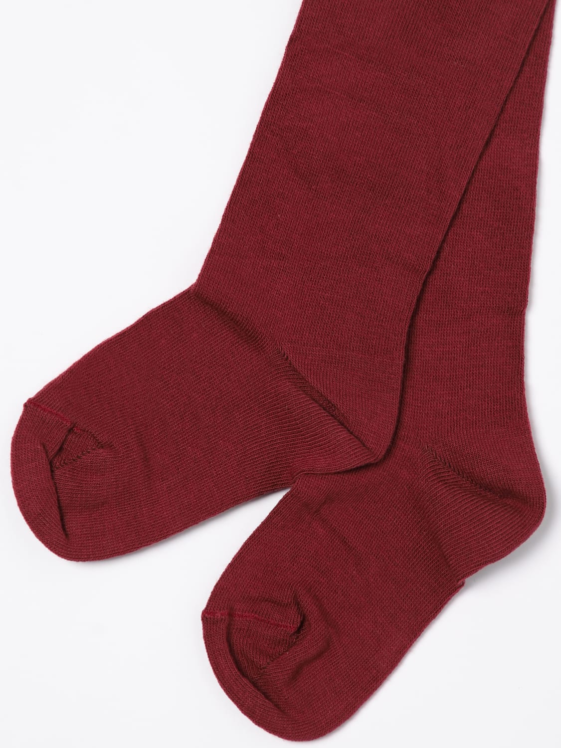 IL GUFO GIRLS' SOCKS: Girls' socks kids Il Gufo, Burgundy - Img 2