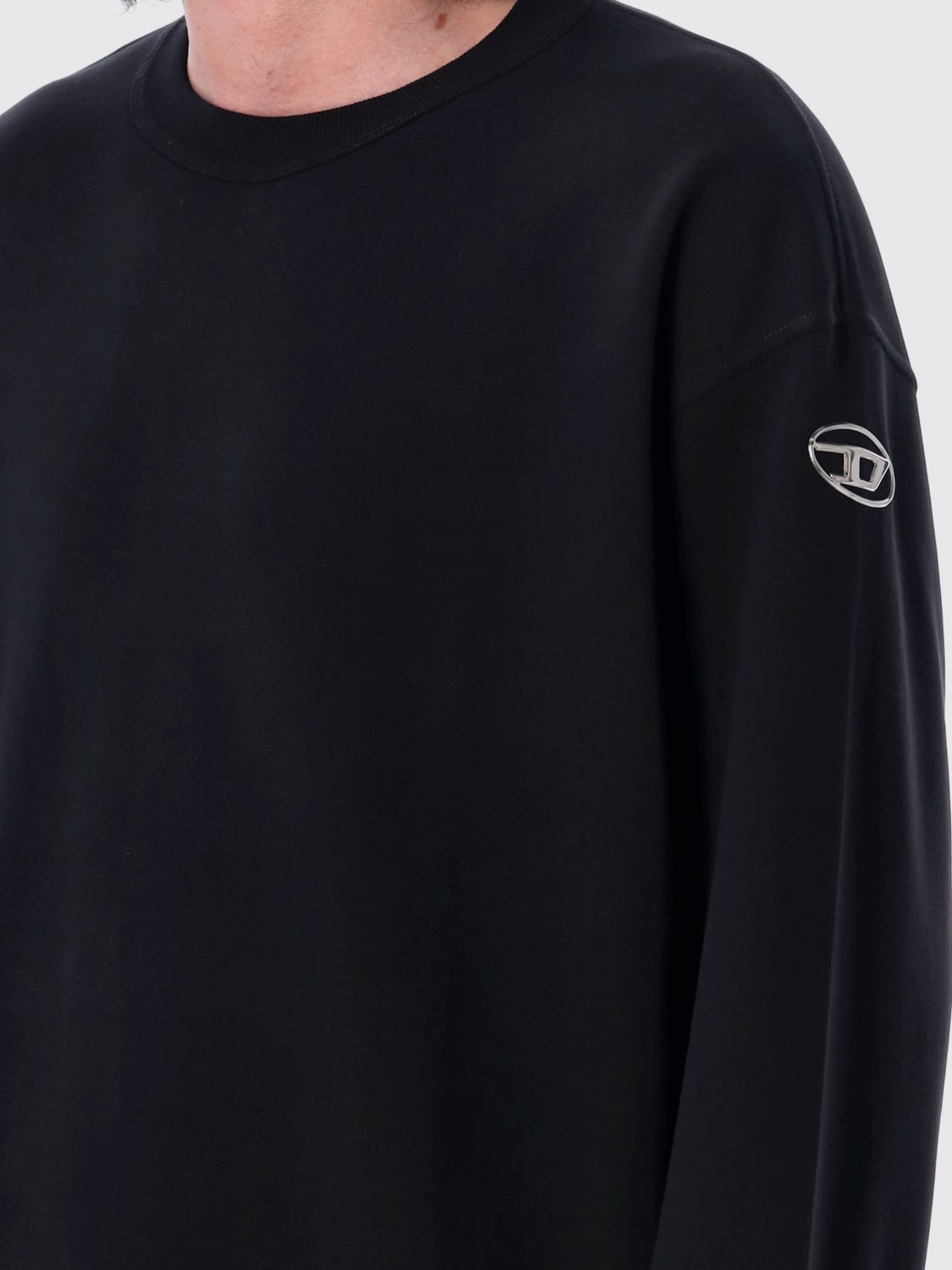 DIESEL SUDADERA: Sudadera hombre Diesel, Negro - Img 3