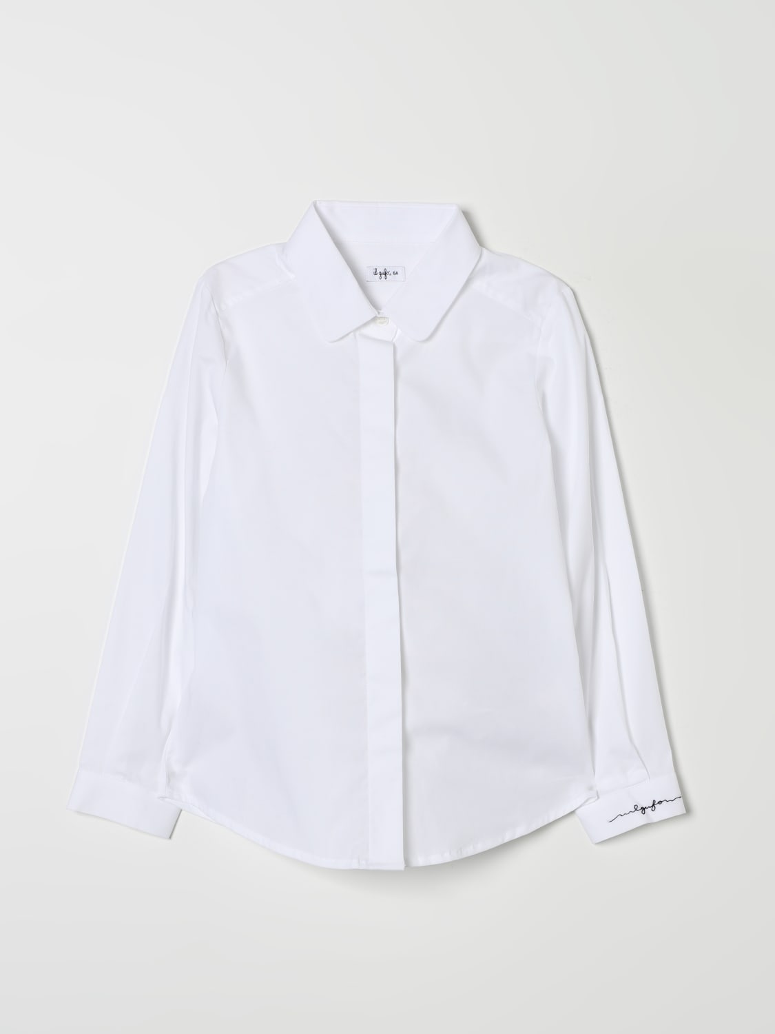 IL GUFO SHIRT: Shirt kids Il Gufo, White - Img 1