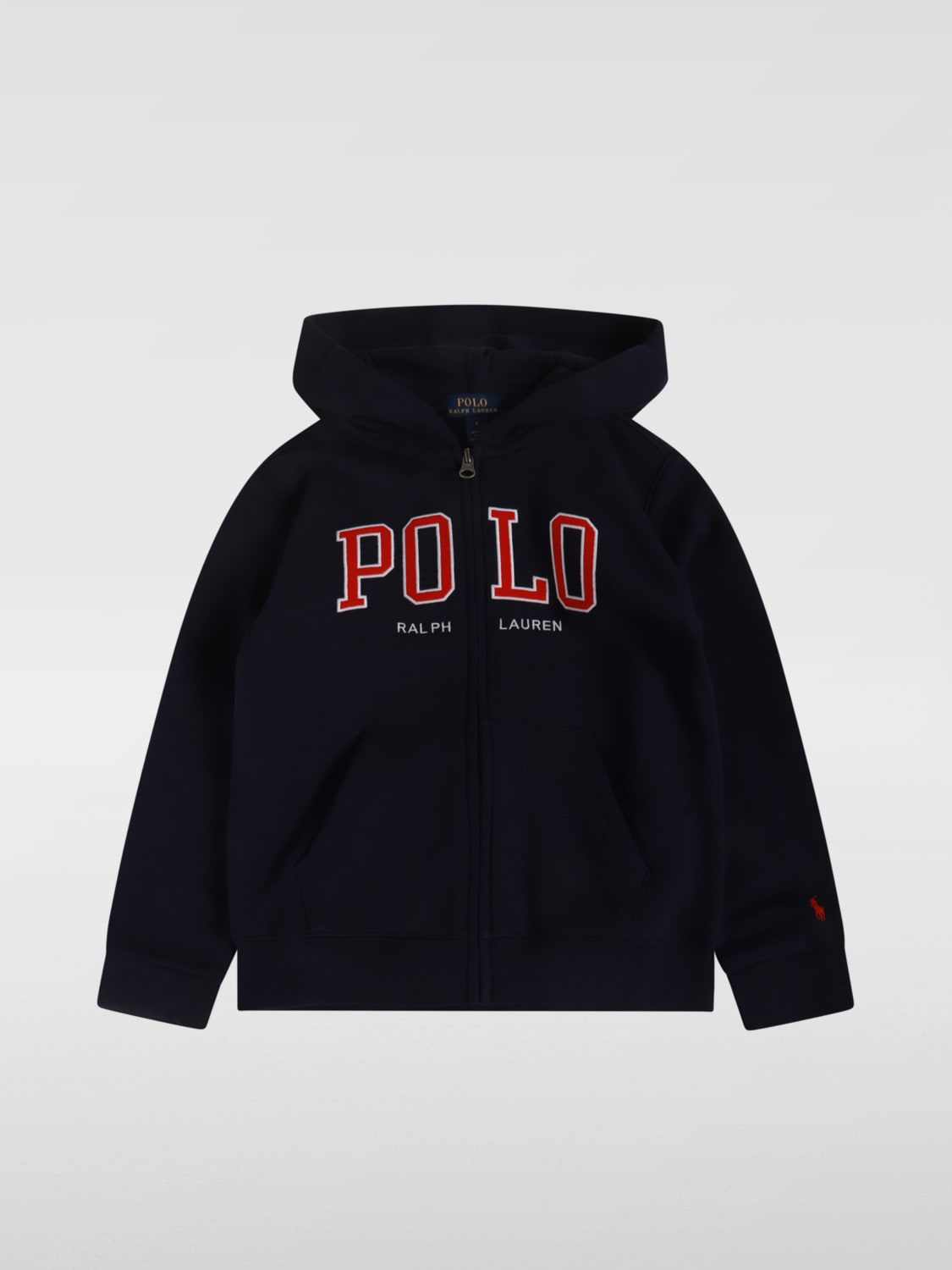 POLO RALPH LAUREN SWEATER: Sweater kids Polo Ralph Lauren, Navy - Img 1