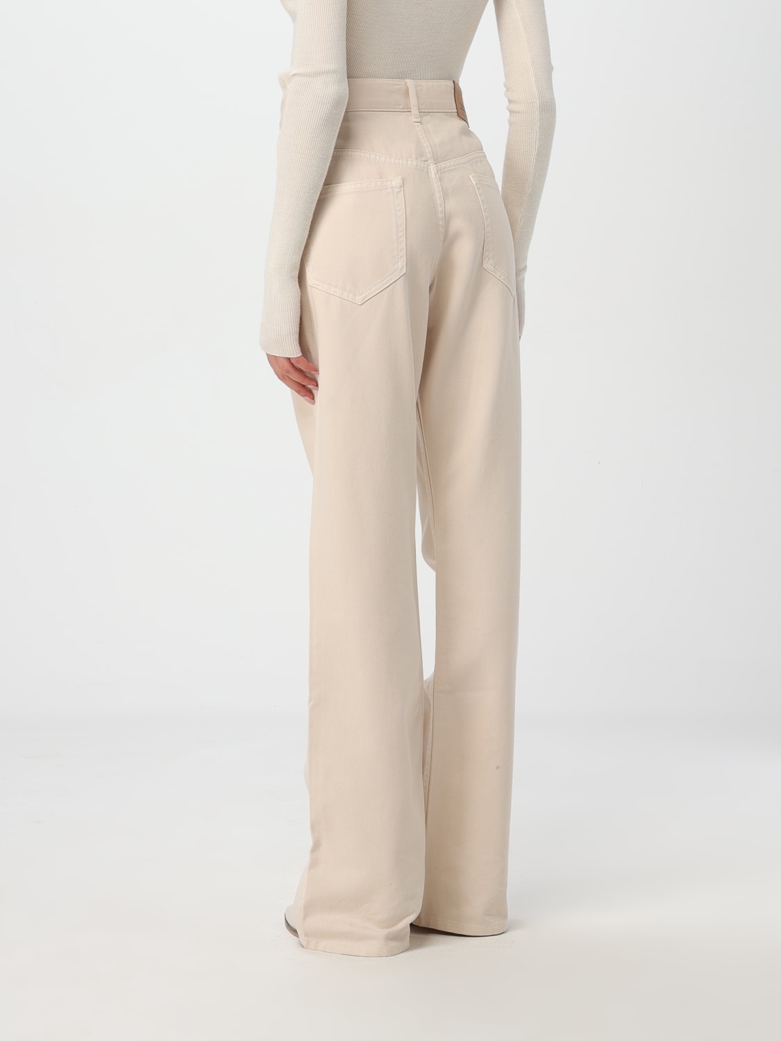 ISABEL MARANT ETOILE JEANS: Jeans woman Isabel Marant Etoile, Beige - Img 3