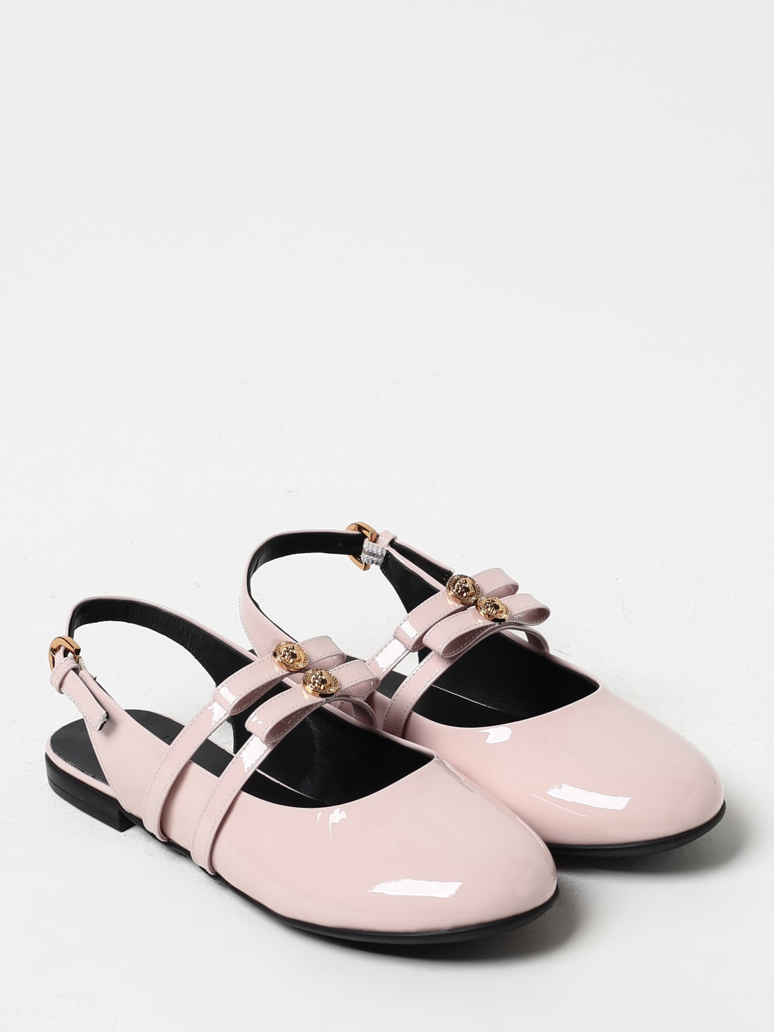 VERSACE SHOES: Ballet flats woman Versace, Pink - Img 2