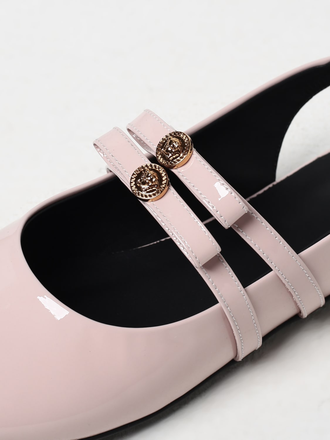 VERSACE SHOES: Ballet flats woman Versace, Pink - Img 4