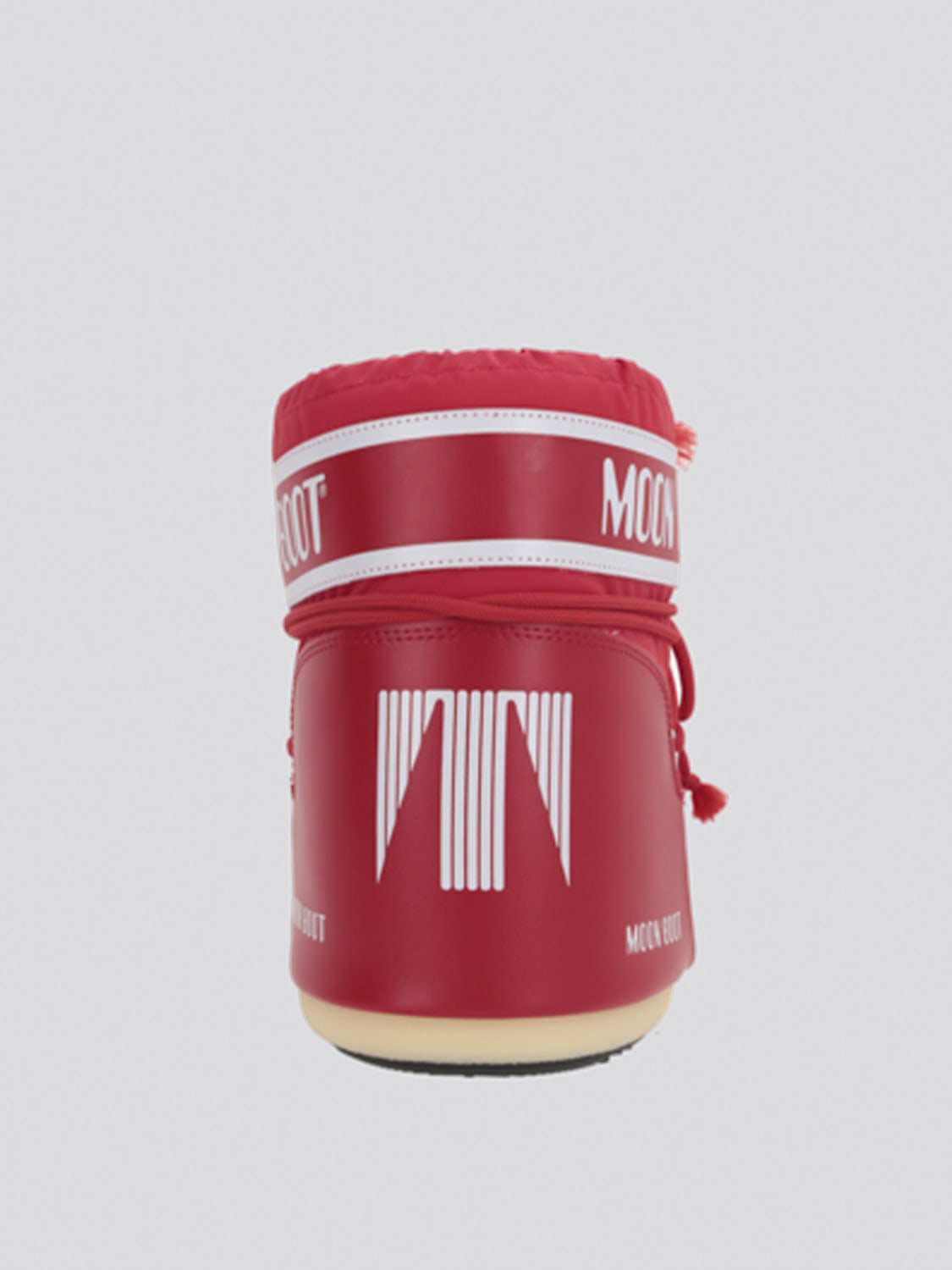 MOON BOOT STIVALI: Stivaletto Moon Boot in nylon imbottito, Rosso - Img 3