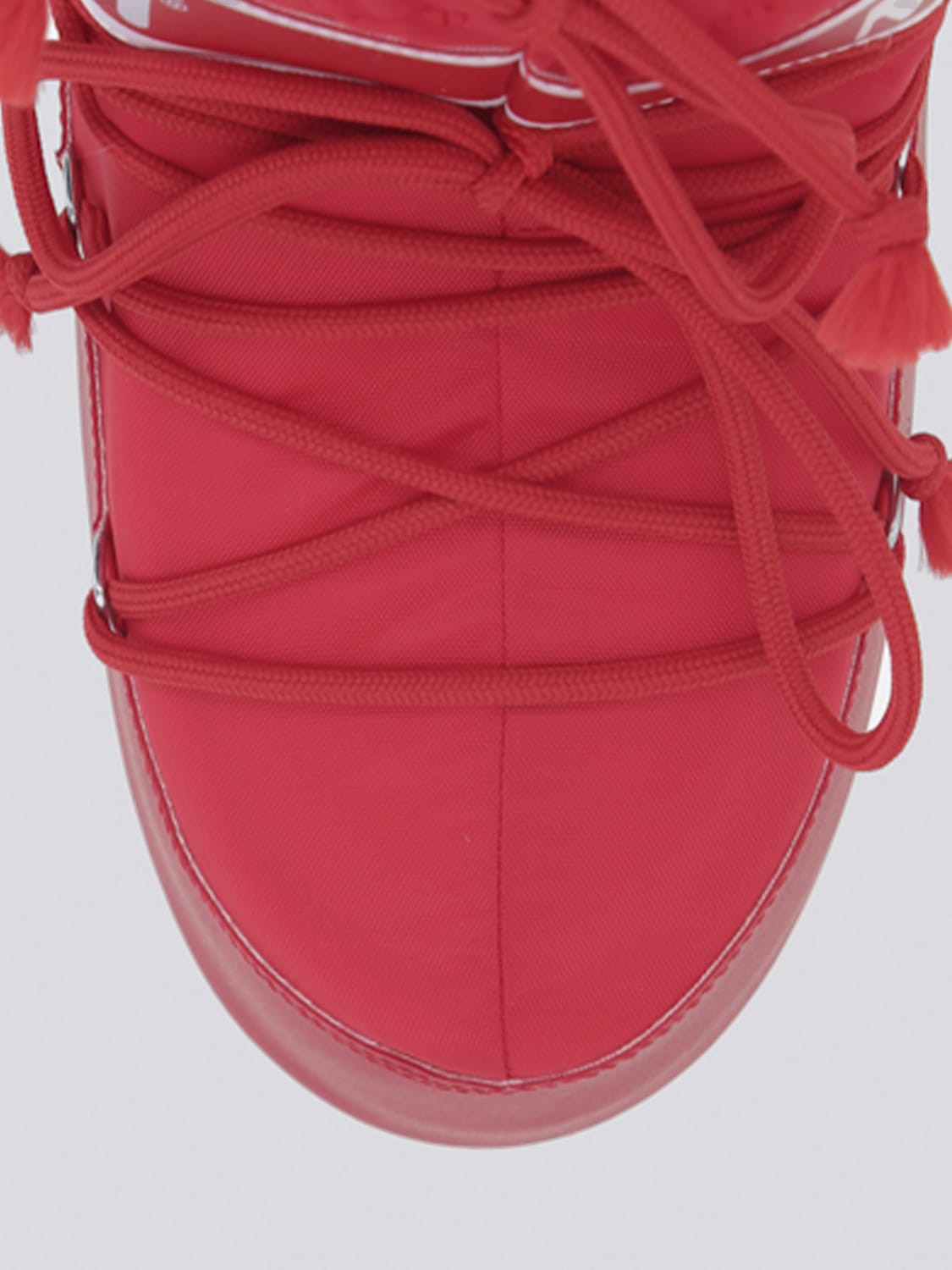 MOON BOOT STIVALI: Stivaletto Moon Boot in nylon imbottito, Rosso - Img 4