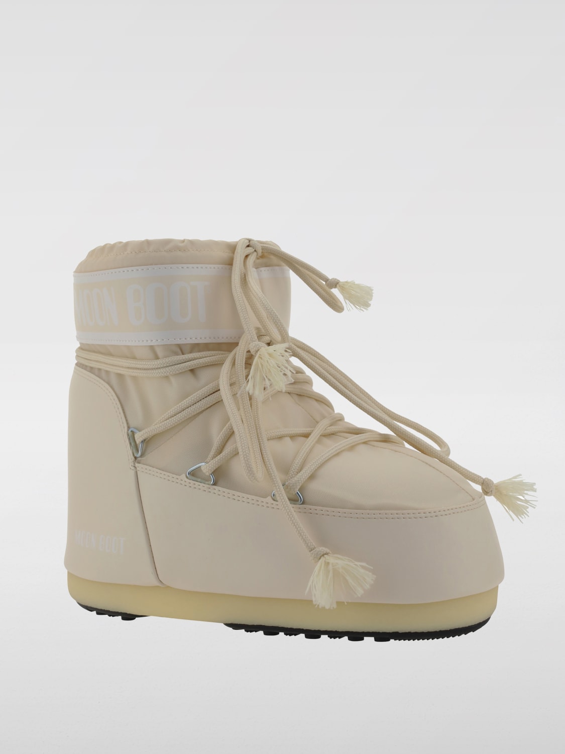 MOON BOOT 靴子: 鞋 女士 Moon Boot, 奶油黄 - Img 2