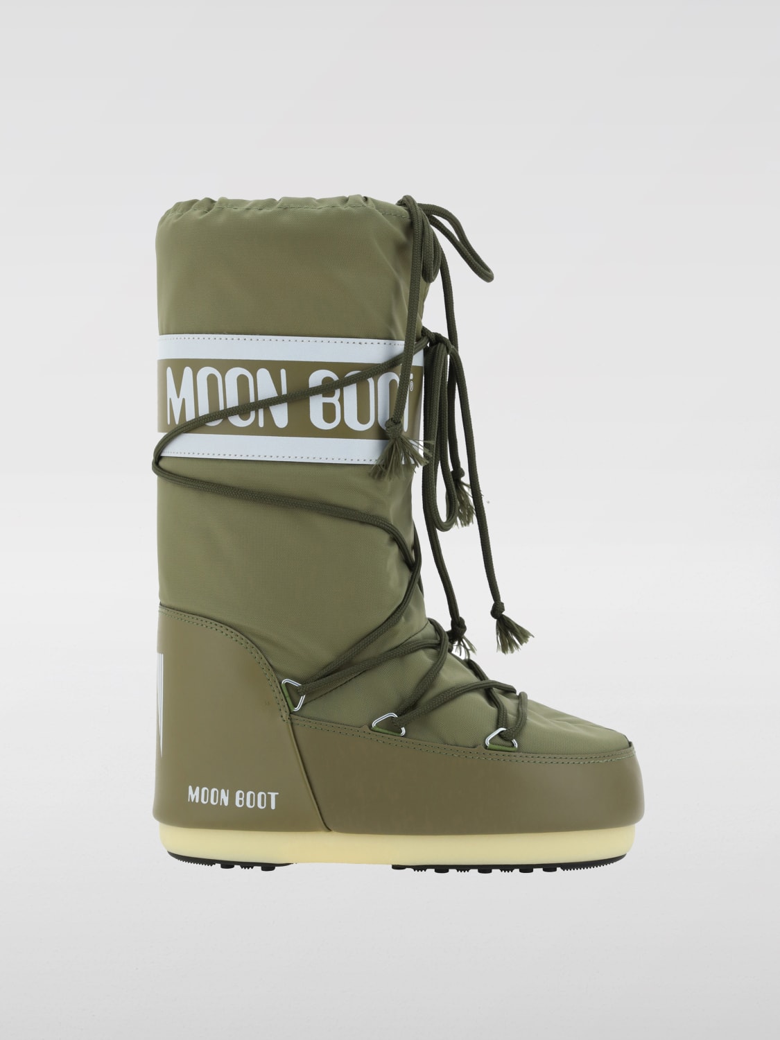 MOON BOOT BOOTS: Shoes woman Moon Boot, Kaki - Img 1