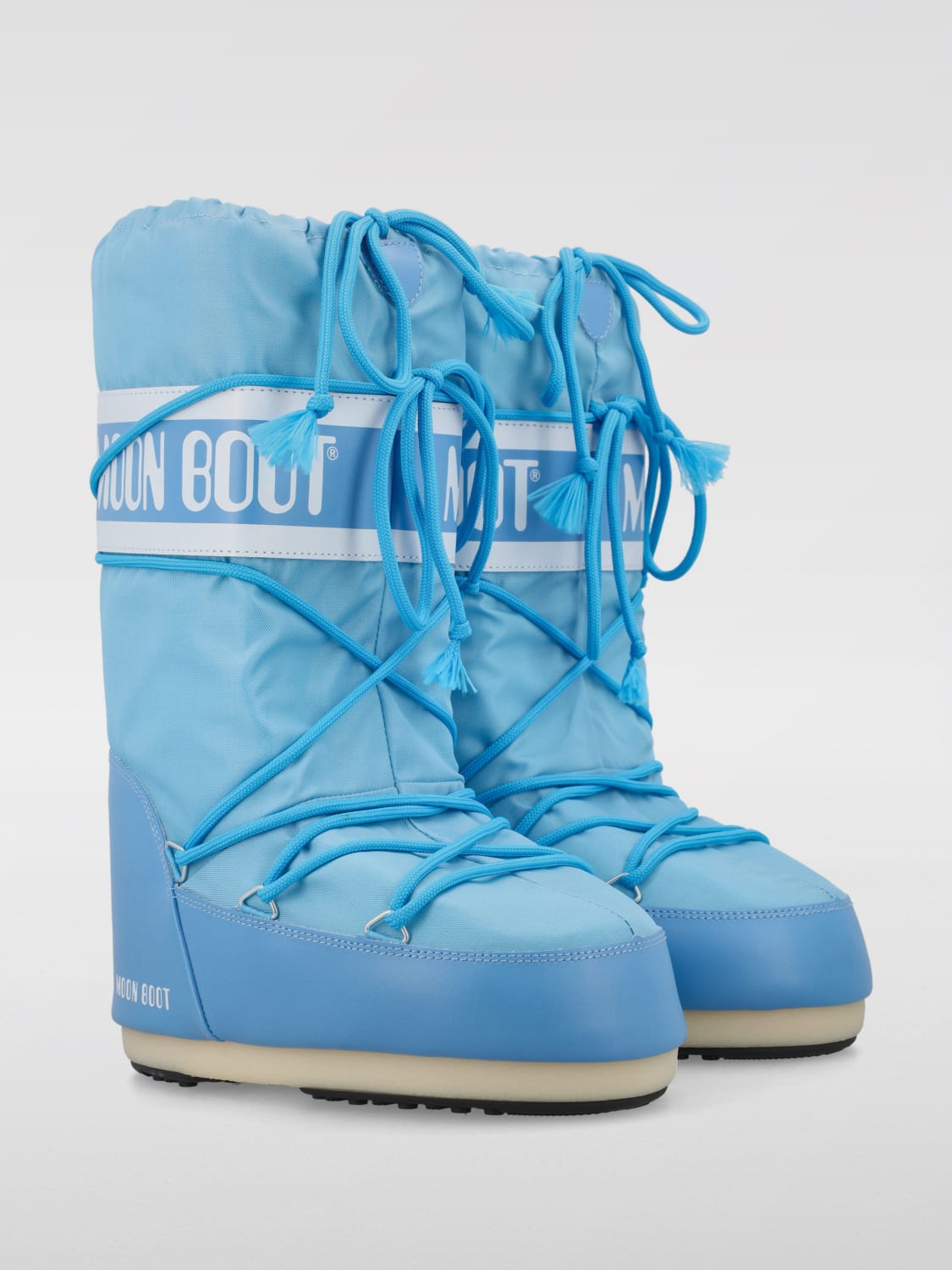 MOON BOOT ブーツ: シューズ レディース Moon Boot, ブルー 1 - Img 2