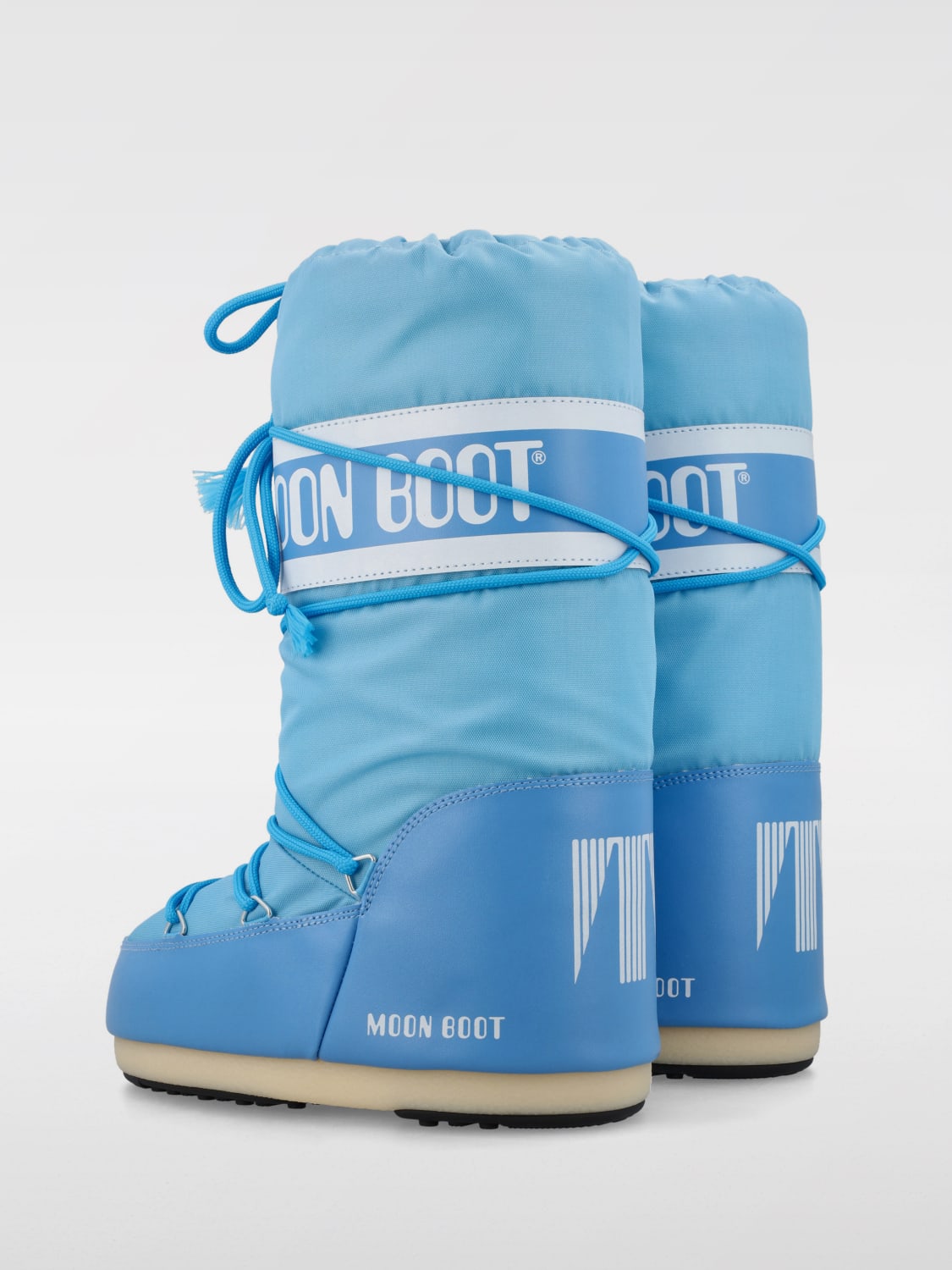 MOON BOOT ブーツ: シューズ レディース Moon Boot, ブルー 1 - Img 4