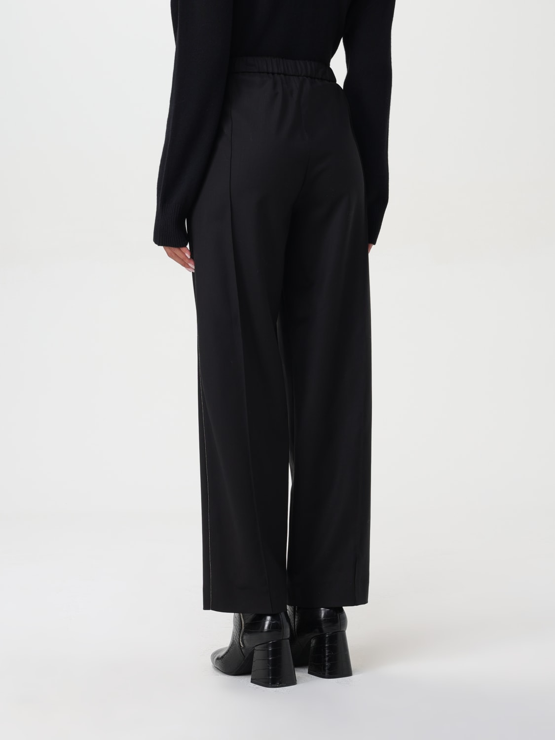 FABIANA FILIPPI PANTS: Pants woman Fabiana Filippi, Black - Img 3