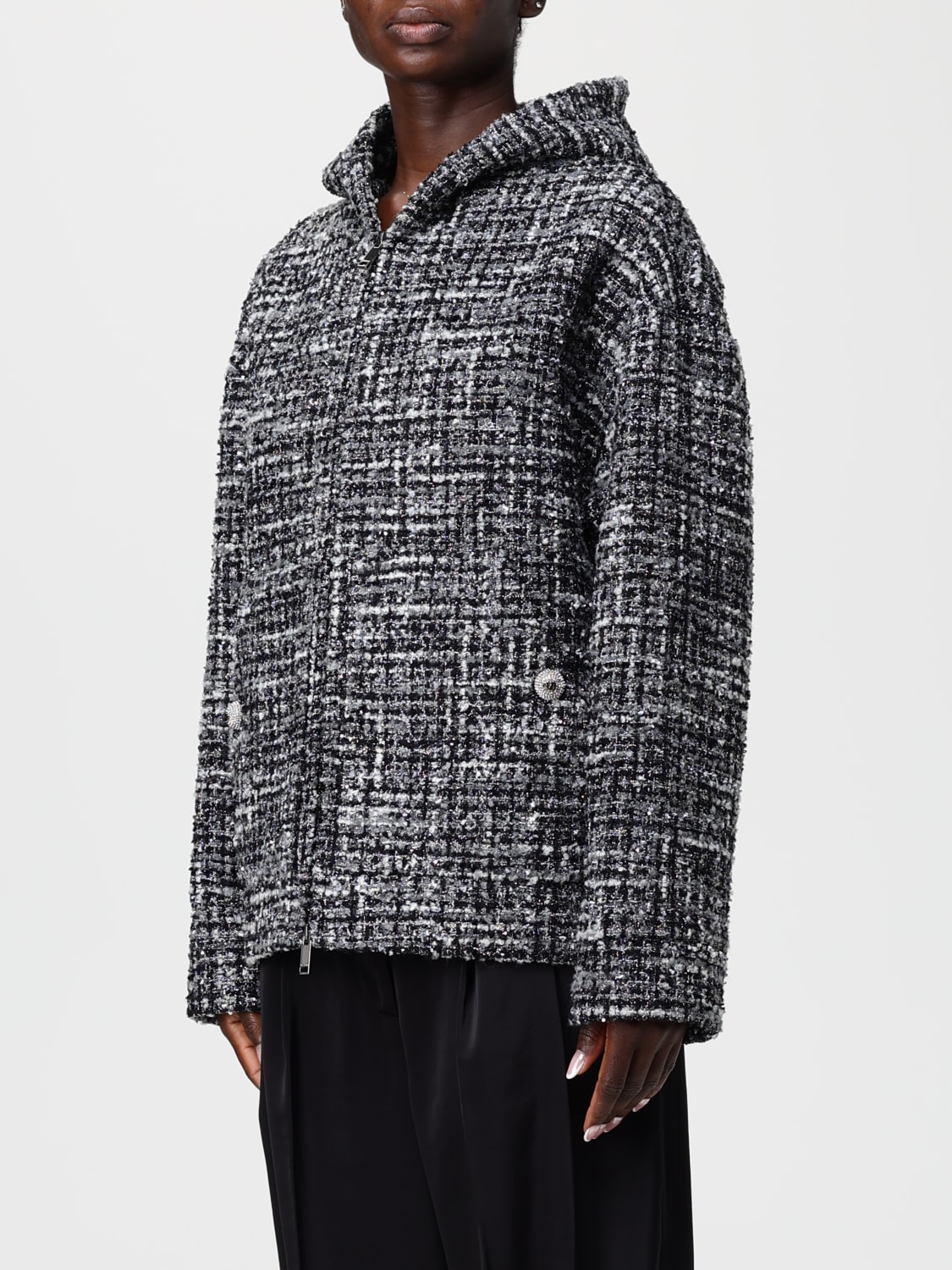 VALENTINO COAT: Jacket woman Valentino, Black - Img 3