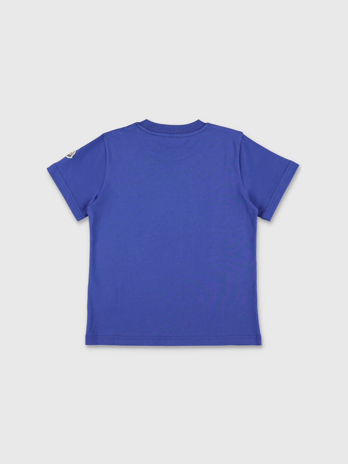 MONCLER T-SHIRT: T-shirt kids Moncler, Blue - Img 2