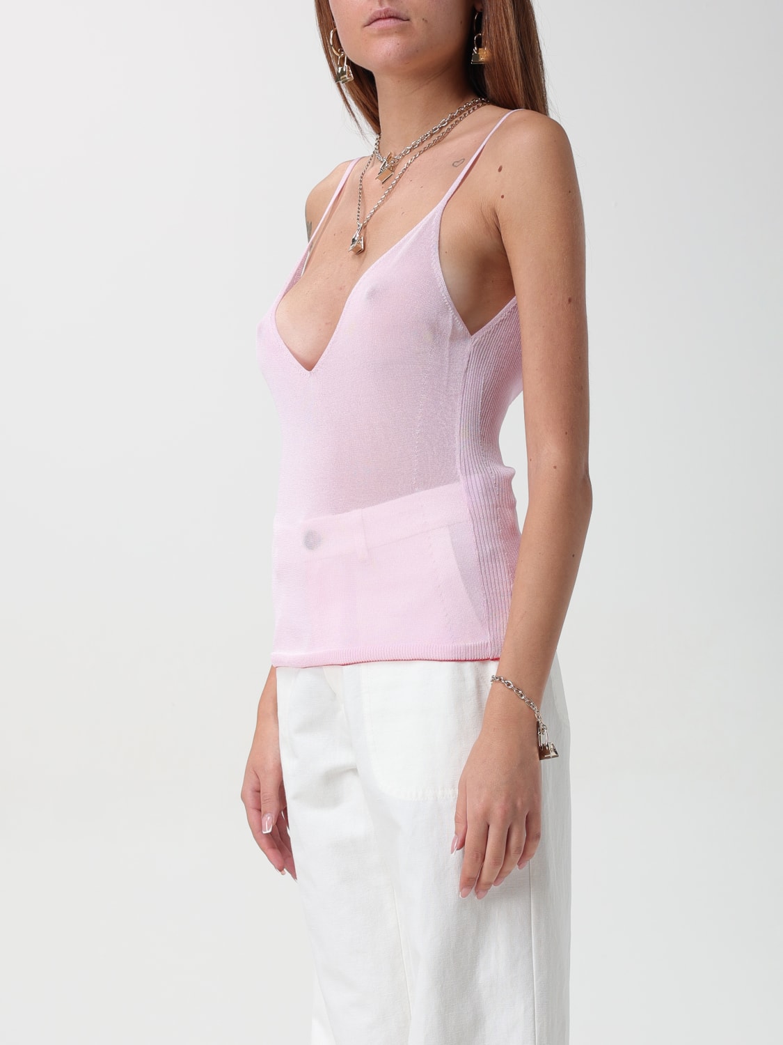 JACQUEMUS TOP: Top woman Jacquemus, Pink - Img 3