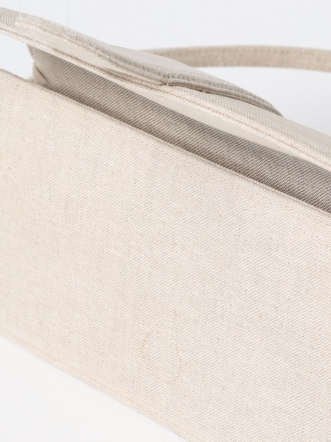 JACQUEMUS BORSA A SPALLA: Borsa Le Bambino Jacquemus in canvas , Beige - Img 5