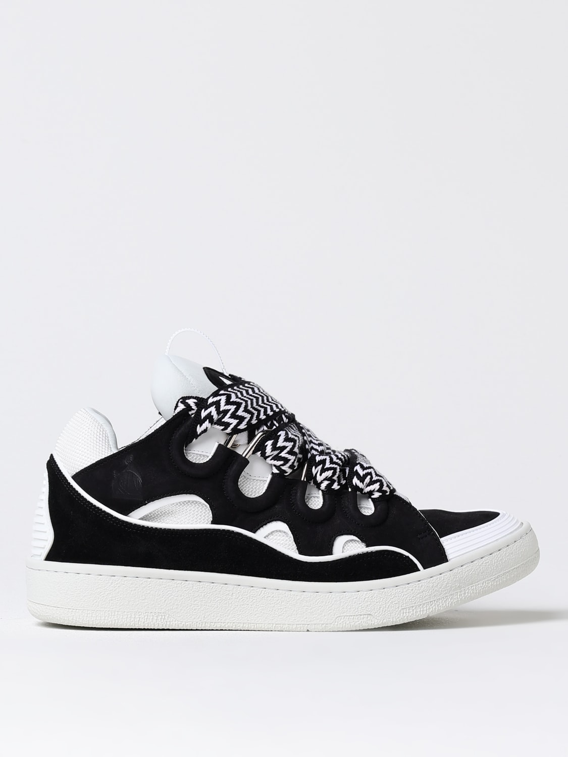 Giglio Sneakers Curb Lanvin in nabuk e mesh