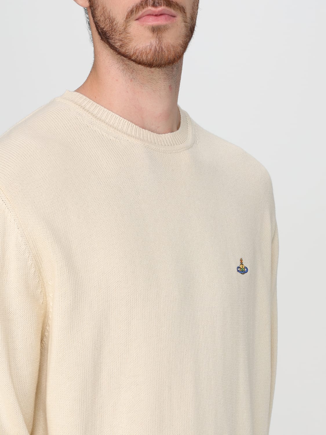 VIVIENNE WESTWOOD SWEATER: Sweater men Vivienne Westwood, Beige - Img 5