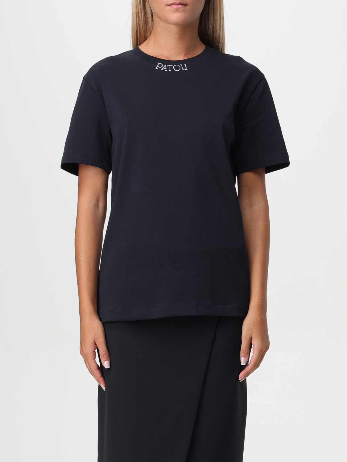 PATOU T-SHIRT: Top woman Patou, Black - Img 1