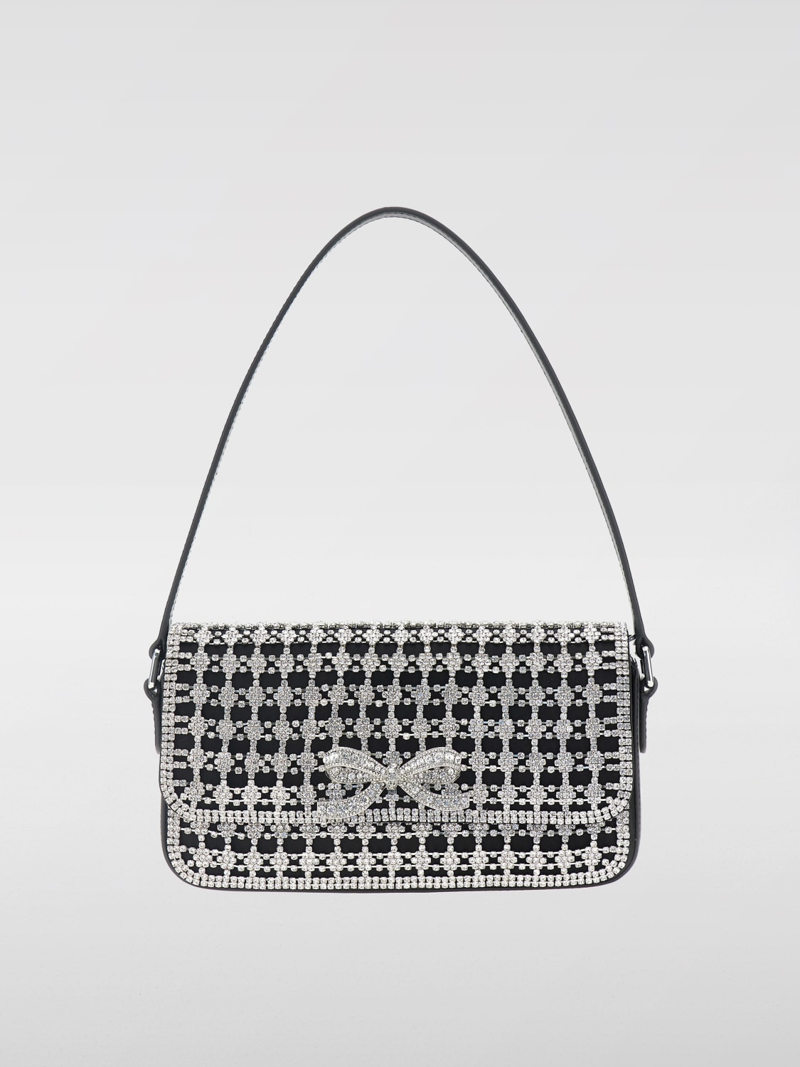 Giglio Borsa Self-Portrait in pelle con strass all over