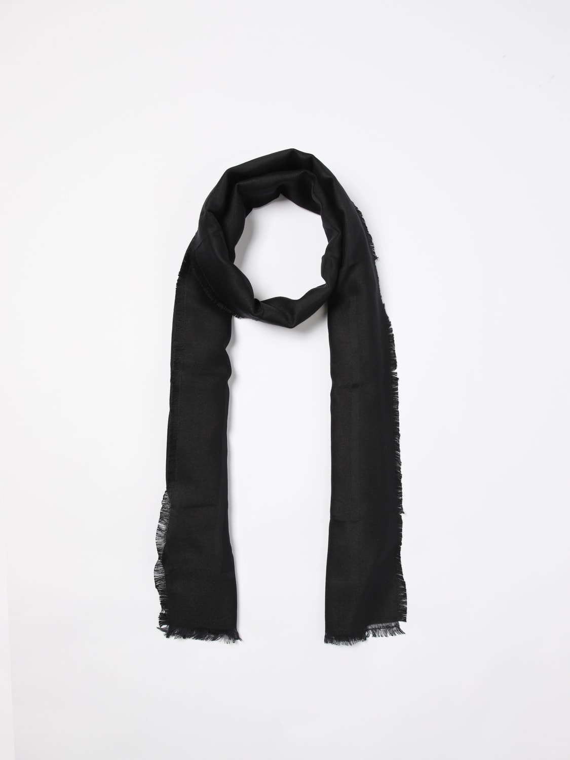 スカーフ ELISABETTA FRANCHI Woman Scarf Black SC01F 110 スカーフ ELISABETTA FRANCHI Woman Scarf Black SC01F 110