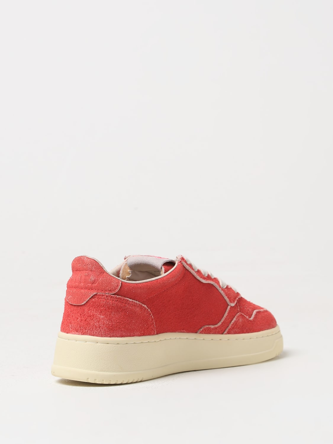 AUTRY SNEAKERS: Sneakers Medalist Autry in camoscio , Rosso - Img 3