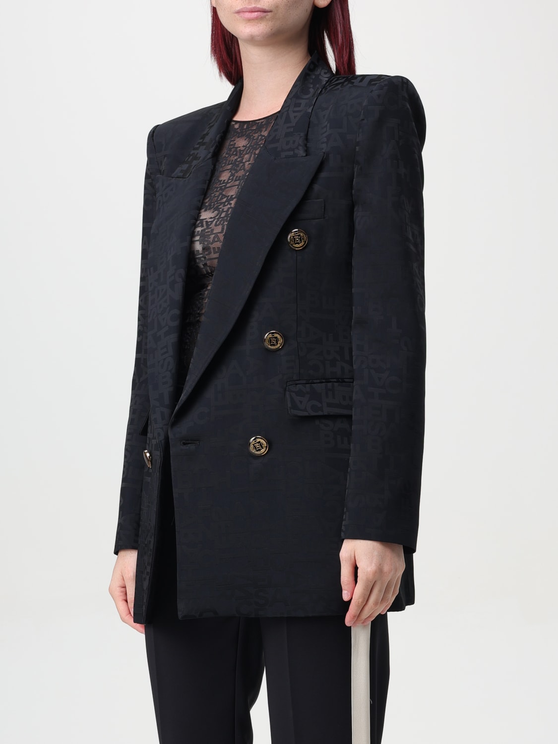 ELISABETTA FRANCHI BLAZER: Blazer woman Elisabetta Franchi, Black - Img 3