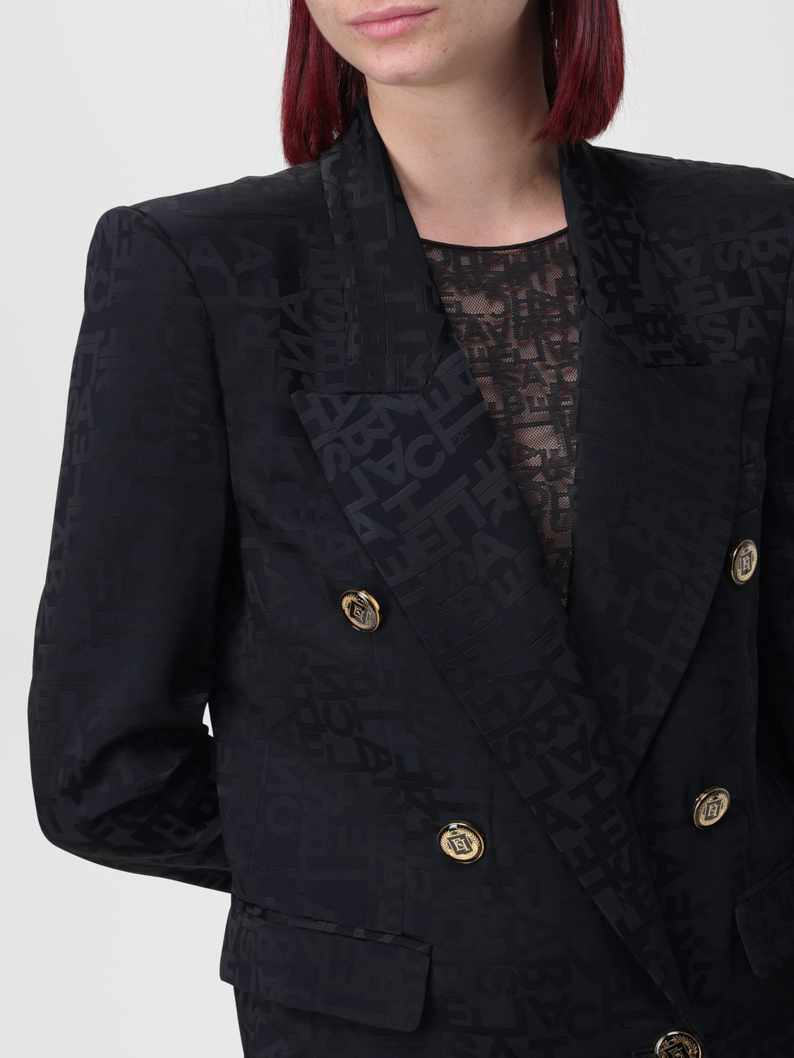 ELISABETTA FRANCHI BLAZER: Blazer woman Elisabetta Franchi, Black - Img 4