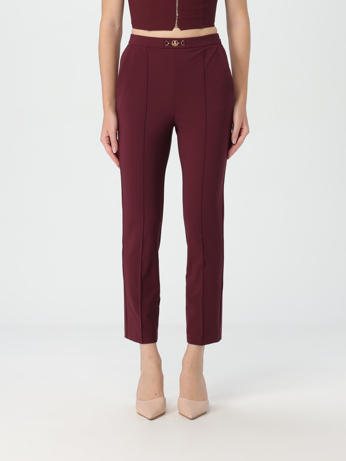 ELISABETTA FRANCHI PANTS: Pants woman Elisabetta Franchi, Red - Img 1