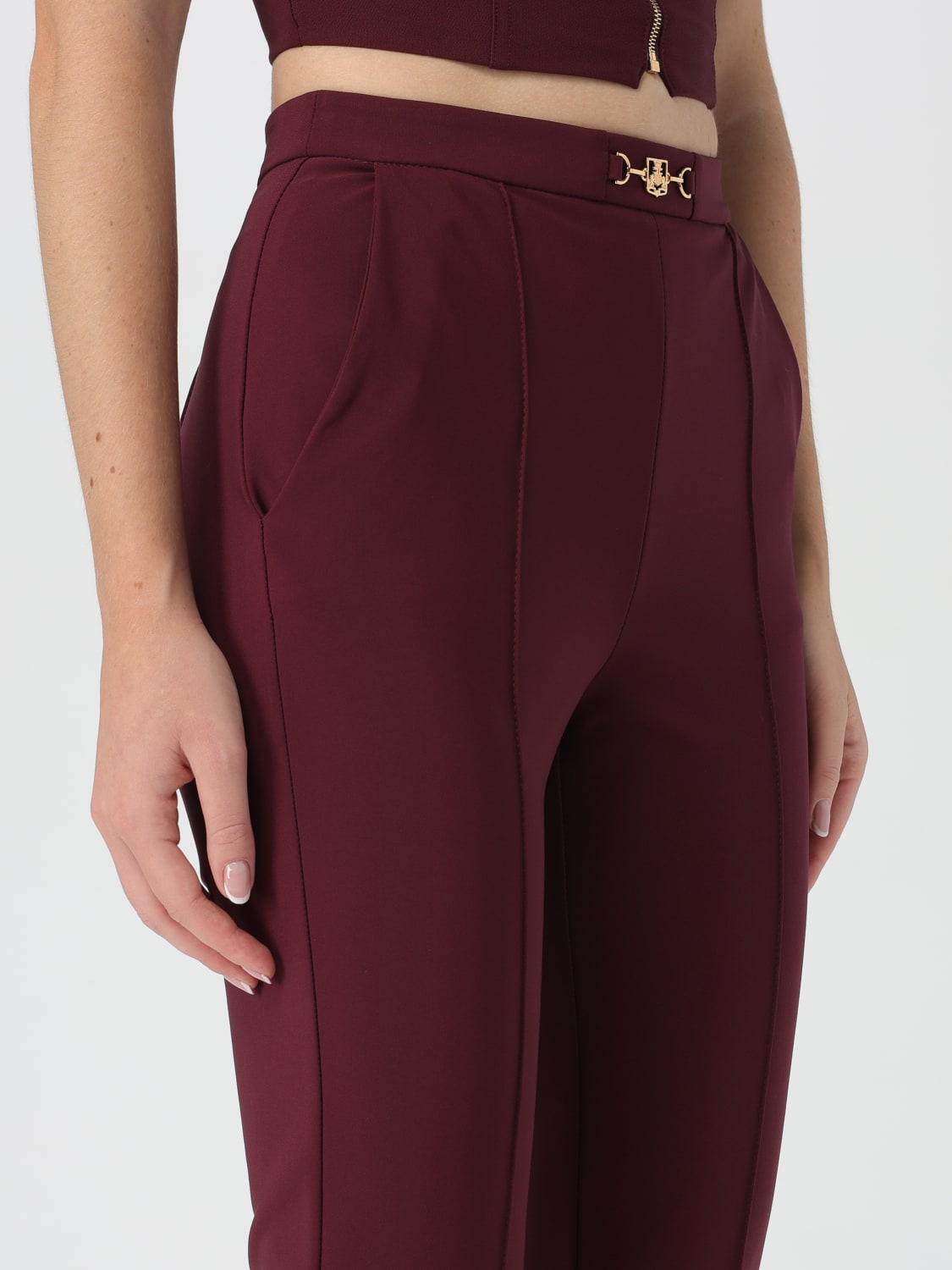 ELISABETTA FRANCHI PANTS: Pants woman Elisabetta Franchi, Red - Img 3