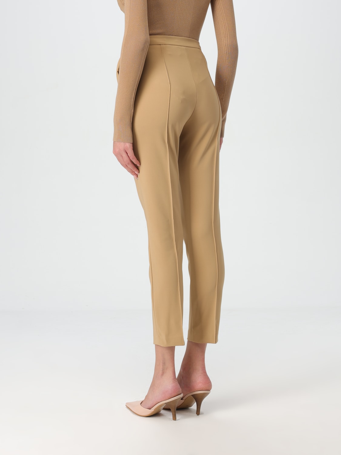 ELISABETTA FRANCHI PANTALON: Pantalon femme Elisabetta Franchi, Marron - Img 2