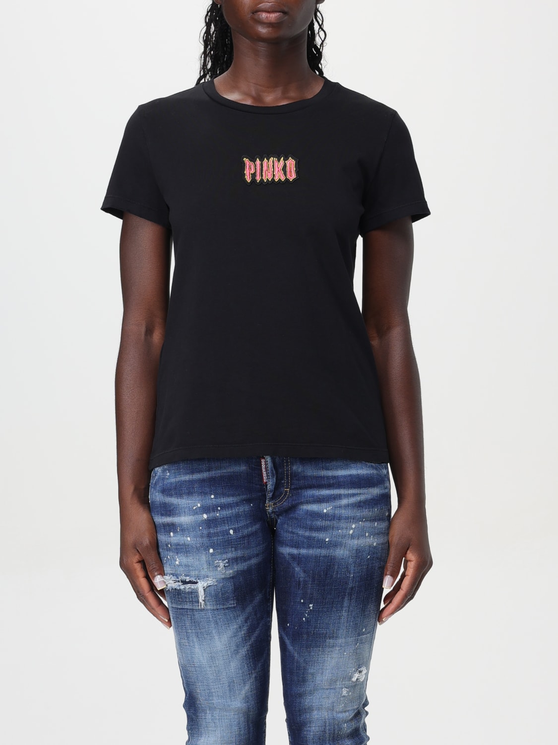 PINKO T-SHIRT: T-shirt woman Pinko, Black - Img 1